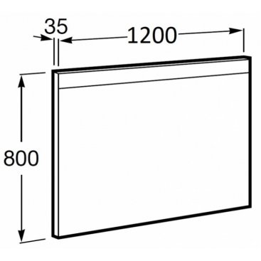 Зеркало Roca Prisma Comfort 120x80 см