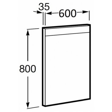 Зеркало Roca Prisma Comfort 60x80 см