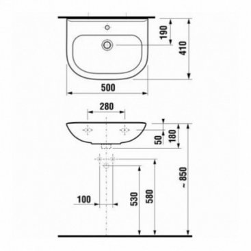 Раковина Roca Ria ZRU9302811