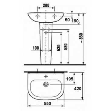 Раковина Roca Ria ZRU9302812