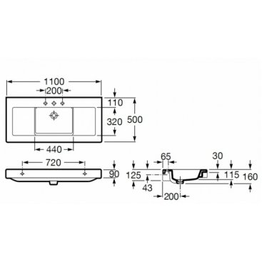 Раковина Roca Stratum 327631000