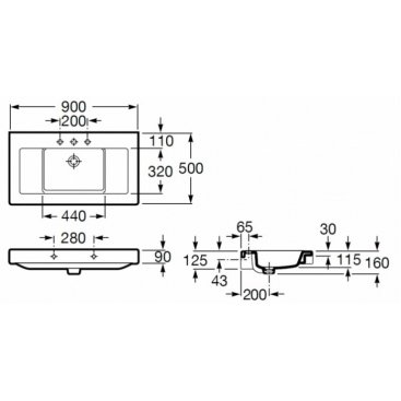 Раковина Roca Stratum 327632000