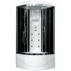 Душевая кабина Royal Bath RB100BK3-BT-CH 100x100