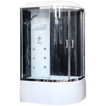 Душевая кабина Royal Bath RB8120BK3-BT-CH 120x80