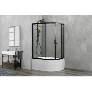 Душевой уголок Royal Bath RB8120BK-T-BL-L 120x80