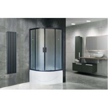 Душевой уголок Royal Bath RB90BK-C-BL 90x90