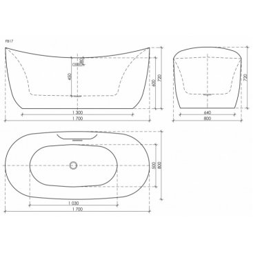 Ванна акриловая Sancos Jazz 170x80