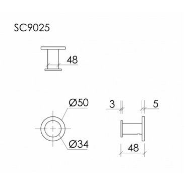 Крючок Sancos Base SC9025CH