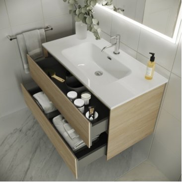 Мебель для ванной Sancos Cento 100 карпатская ель