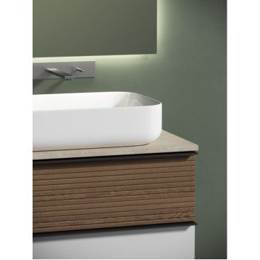 Мебель для ванной со столешницей Sancos Delta 80 DL80W+TT80A2+CN5004