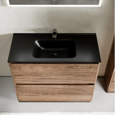 Мебель для ванной Sancos Libra Floor 100 дуб чарльстон Black