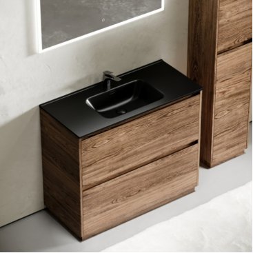 Мебель для ванной Sancos Libra Floor 100 дуб чарльстон Black