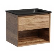 Тумба с раковиной Sancos Marmi 1.0 60 дуб чарльстон Black