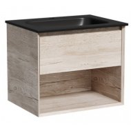 Тумба с раковиной Sancos Marmi 1.0 60 дуб галифакс Black
