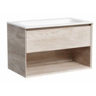 Тумба с раковиной Sancos Marmi 1.0 80 дуб галифакс