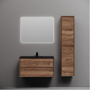 Мебель для ванной Sancos Marmi 2.0 90 дуб чарльстон Black