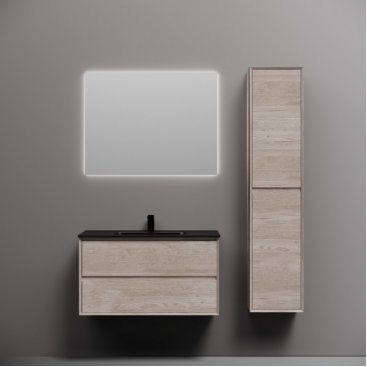 Мебель для ванной Sancos Marmi 2.0 90 дуб галифакс Black