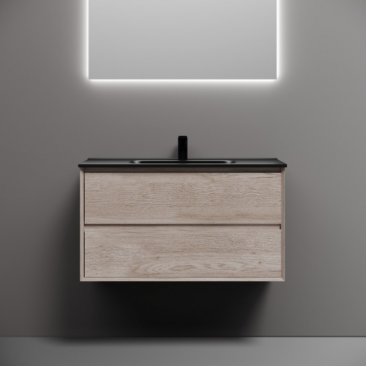Мебель для ванной Sancos Marmi 2.0 90 дуб галифакс Black