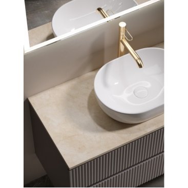 Мебель для ванной со столешницей Sancos Snob R 100 SNR100SM+TT100A2X+CN6019