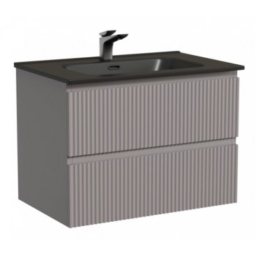 Тумба с раковиной Sancos Snob T 70 Doha Soft Black