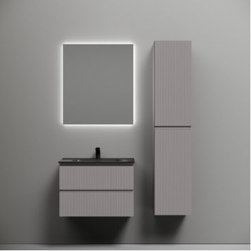 Тумба с раковиной Sancos Snob T 70 Doha Soft Black