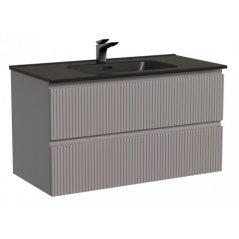 Тумба с раковиной Sancos Snob T 90 Doha Soft Black
