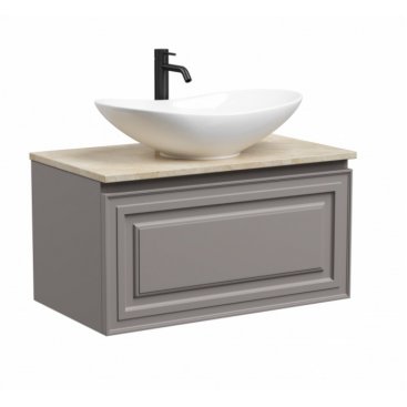 Мебель для ванной со столешницей Sancos Very 80 VR80SM+TT80A2X+CN6015