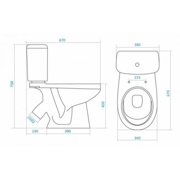 Унитаз Santek Бореаль 1WH302142