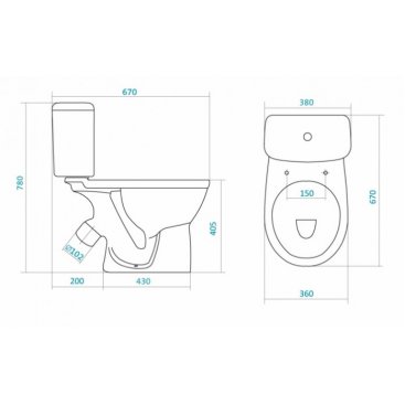 Унитаз Santek Бореаль 1WH302143