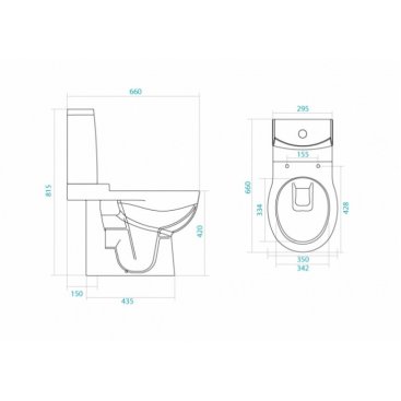 Унитаз Santek Аллегро 1.WH30.1.954