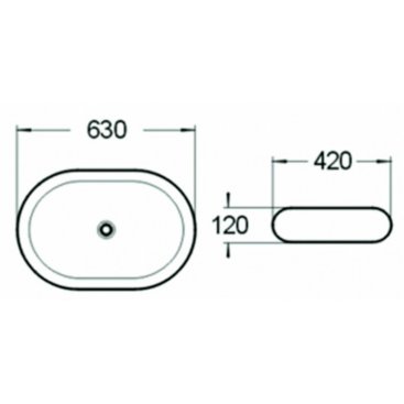 Раковина SantiLine SL-1035