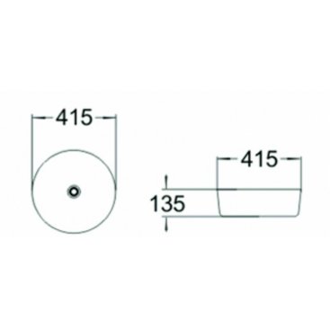 Раковина SantiLine SL-1054MB