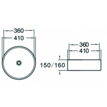 Раковина SantiLine SL-1057