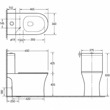 Унитаз SantiLine SL-5010