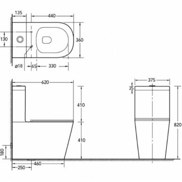 Унитаз SantiLine SL-5014