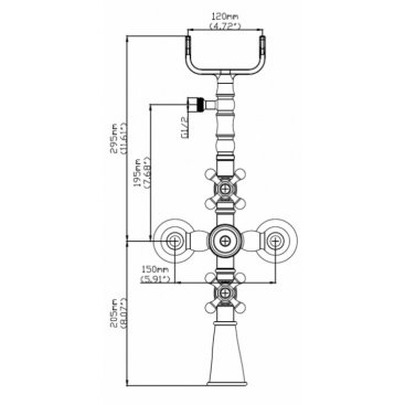 Смеситель для ванны Seaman Eco Koblenz SSN-2368D-SS