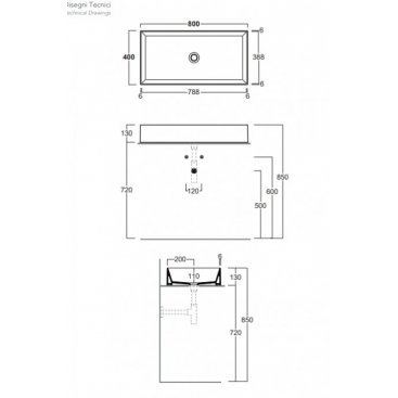 Раковина Simas Agile AG80 цвет белый