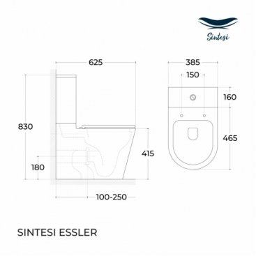 Унитаз напольный Sintesi Essler