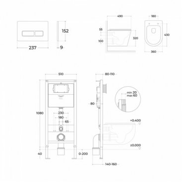 Комплект Sintesi Essler 503 хром