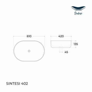 Раковина Sintesi SIN-LVB-APP-402