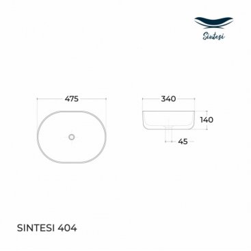 Раковина Sintesi SIN-LVB-APP-404