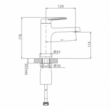 Смеситель для раковины Splenka S50 S50.10.09