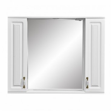 Зеркало со шкафчиком Stella Polar Кармела 100/С ольха белая