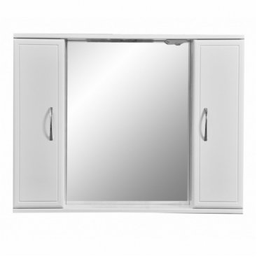 Зеркало со шкафчиком Stella Polar Концепт 80/С белый