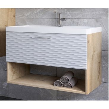 Мебель для ванной Stella Polar Ундина 70 см белая/бунратти