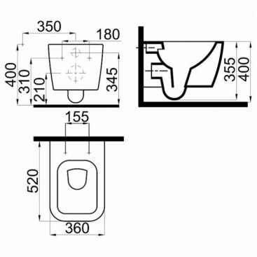 Комплект Stworki 510162 + Stworki Монтре SETK3204-2616 + Stworki 230824 белая матовая