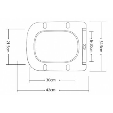 Унитаз подвесной Taliente Correto CR25200 Nero с крышкой-сиденьем микролифт