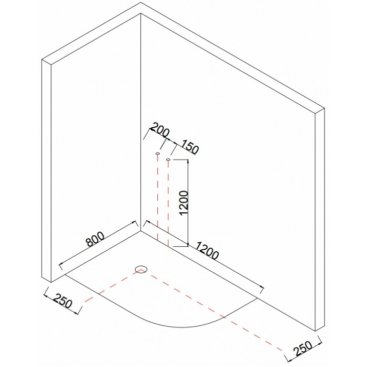 Душевая кабина Taliente TA-12080ML 120x80