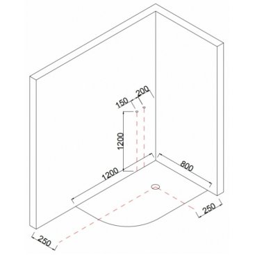 Душевая кабина Taliente TA-12080MR 120x80