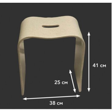 Стул для душа Taliente TA-STOOL38-beige